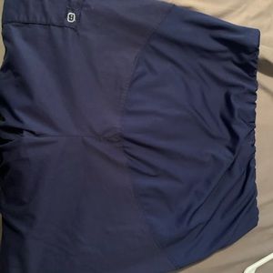 Navy blue maternity scrub pants